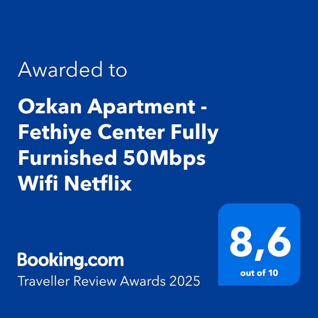 Ozkan Apartment - Fethiye Center Fully Furnished 50Mbps Wifi Netflix Kültér fotó
